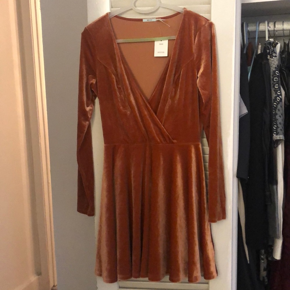 NWT Velvet Swing Dress Kimchi Blue